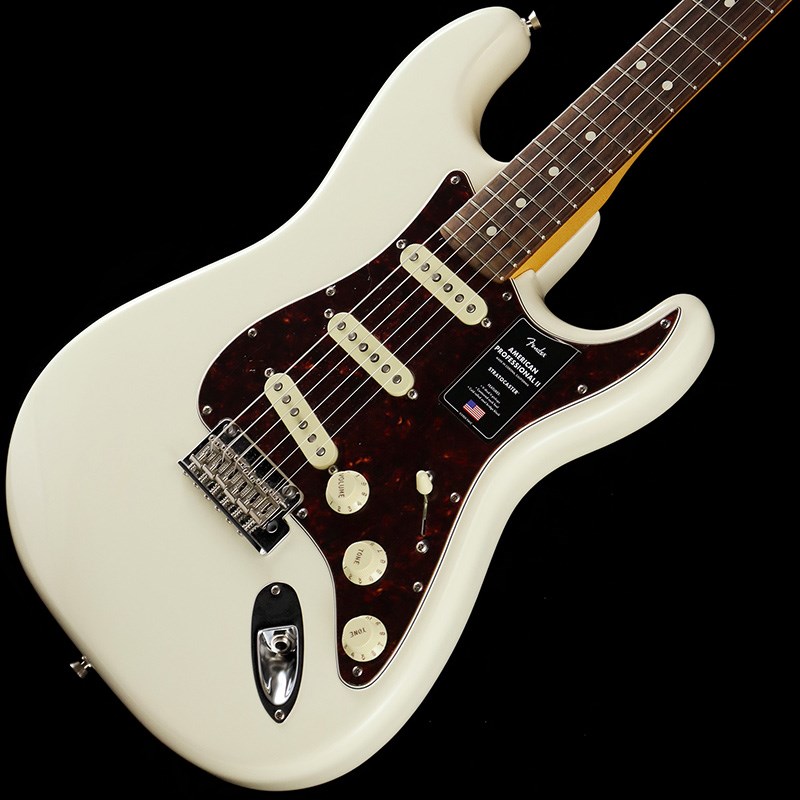 Fender USA American Professional II Stratocaster (Olympic White)の画像